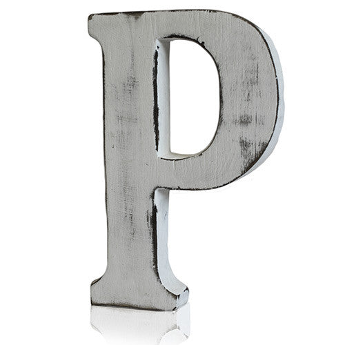 Shabby Chic Letter - P - Shopy Max