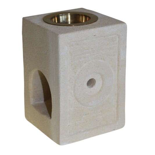 Stone Oil Burner - Square Moorish - Shopy Max