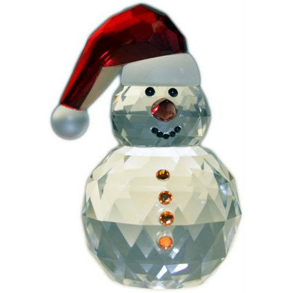 Crystal Snowman with Buttons