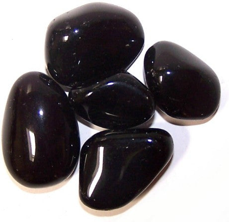 Obsidian Black Large Tumble Stones - Shopy Max