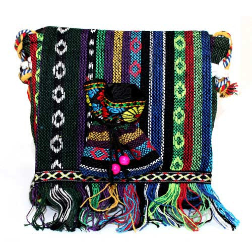 Tibetan Fringe Bag - Sml Over Flap & Pouch - Shopy Max