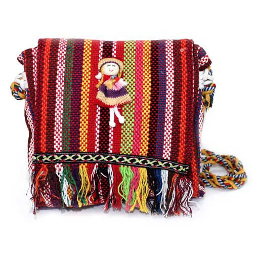 Tibetan Fringe Bag - Doll Decor