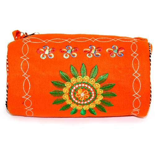 Log Bag Wheel of Life Bag - Orange - Shopy Max