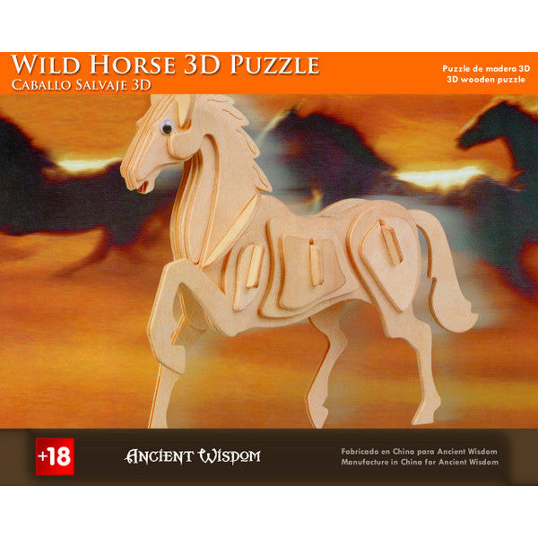 Wild Horse - 3D Wooden Puzzle