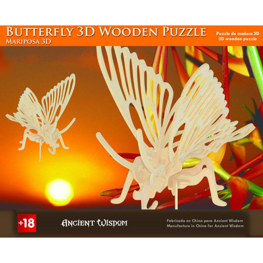 Butterfly - 3D Wooden Puzzle - Shopy Max