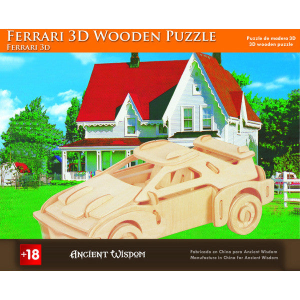 Ferrari - 3D Wooden Puzzle