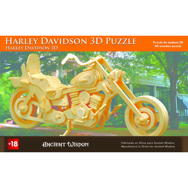 Harley Davidson - 3D Wooden Puzzle