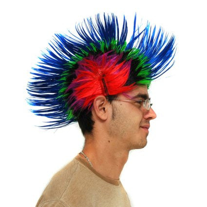 Multi-Coloured Punky Wig