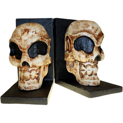 Skull Book Ends (pair) - Shopy Max