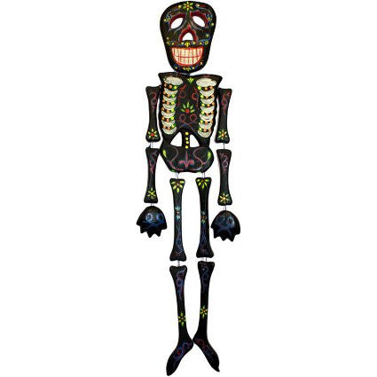 Floral Skeleton - Black - Shopy Max